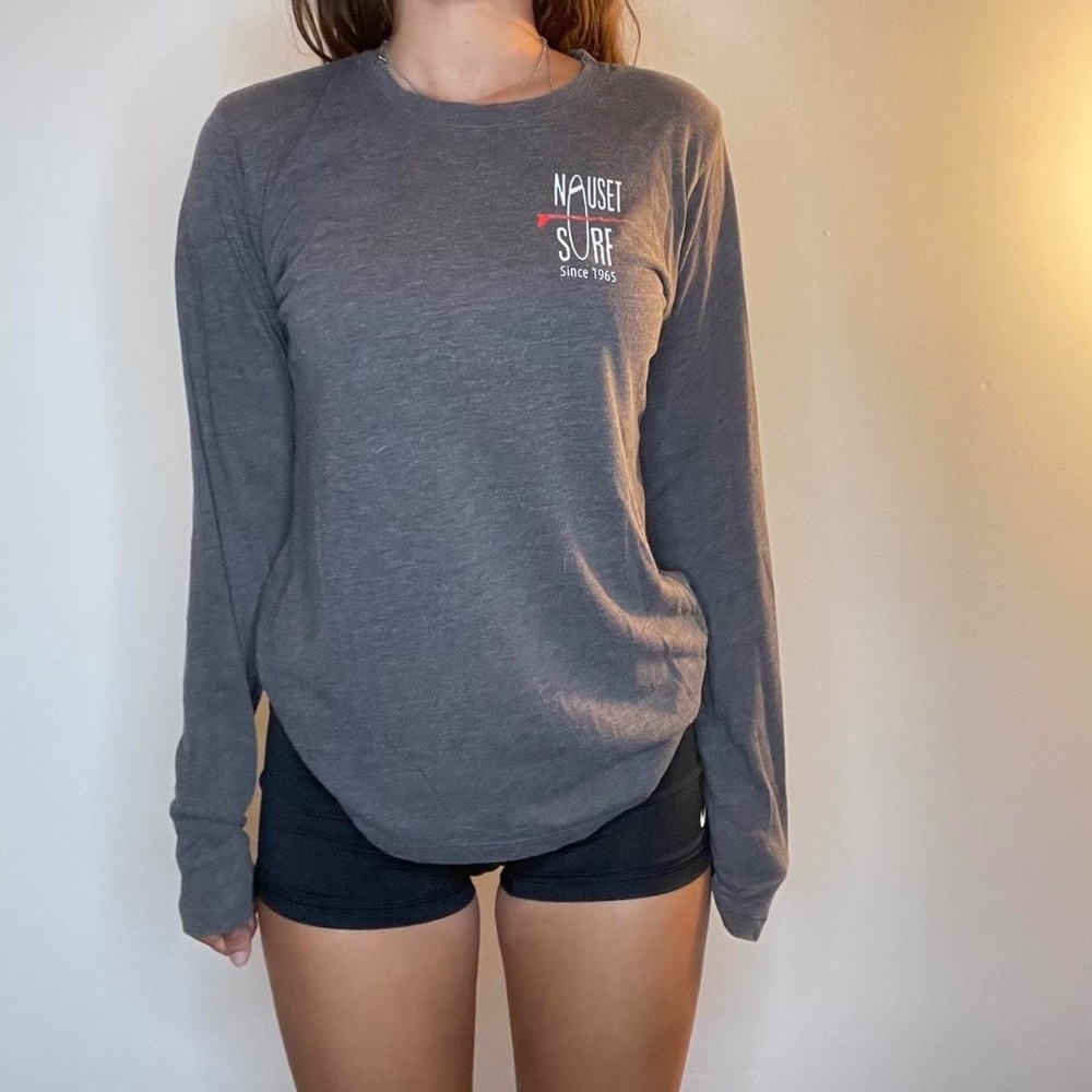 Nauset Surf Long Sleeve Grey Top